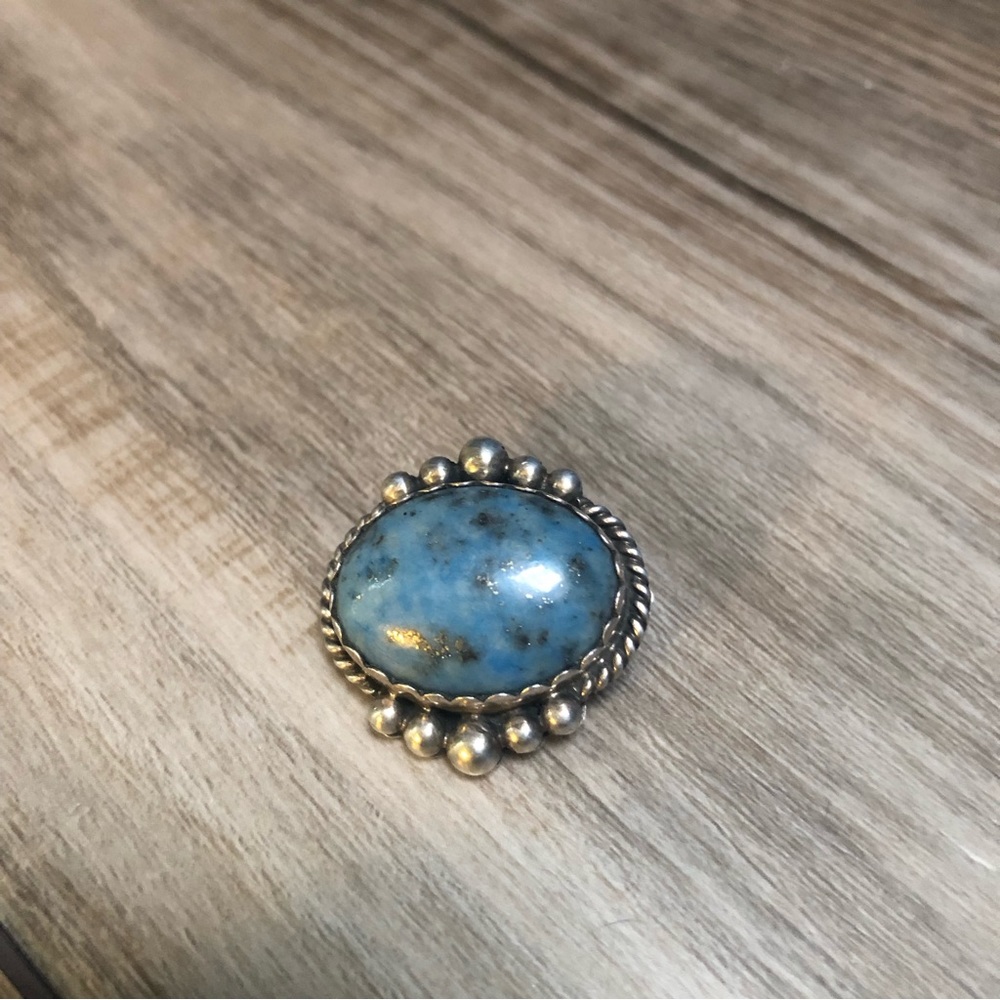 Denim Lapis Silver Pin 💙 - Picture 6 of 8